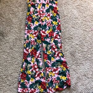 Tropical XIX palms aloha printed pants